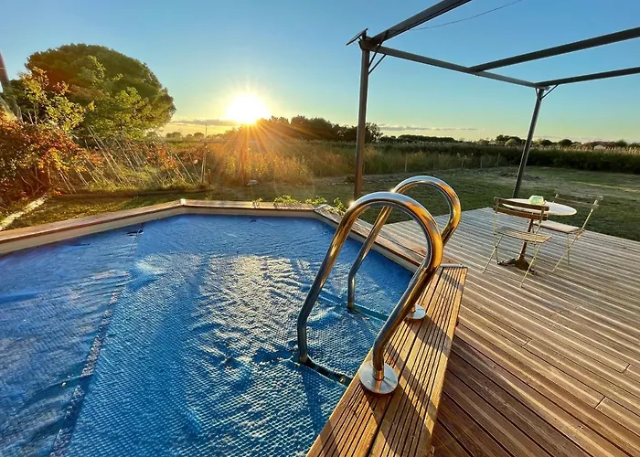 Шале Myinsolite - Tiny-house, Jacuzzi, Brasero, Piscine