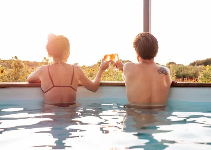 Шале Myinsolite - Tiny-house, Jacuzzi, Brasero, Piscine Эг-Морт