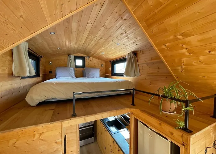 Myinsolite - Tiny-house, Jacuzzi, Brasero, Piscine Шале