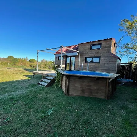 Myinsolite - Tiny-house, Jacuzzi, Brasero, Piscine Alpehytte Aigues-Mortes