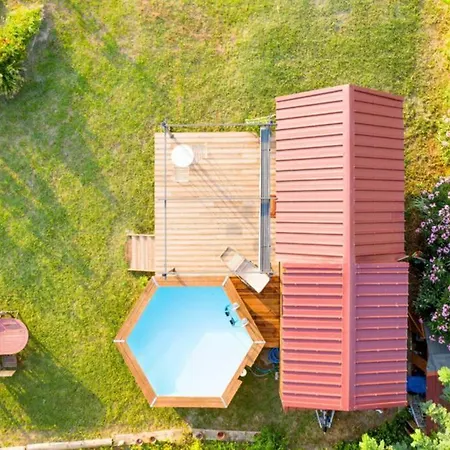 Myinsolite - Tiny-house, Jacuzzi, Brasero, Piscine * Aigues-Mortes