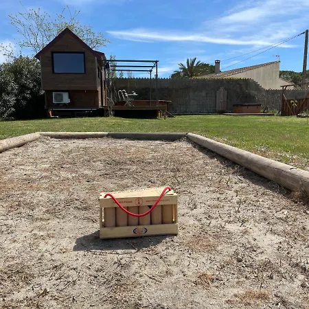 Alpehytte Myinsolite - Tiny-house, Jacuzzi, Brasero, Piscine Aigues-Mortes