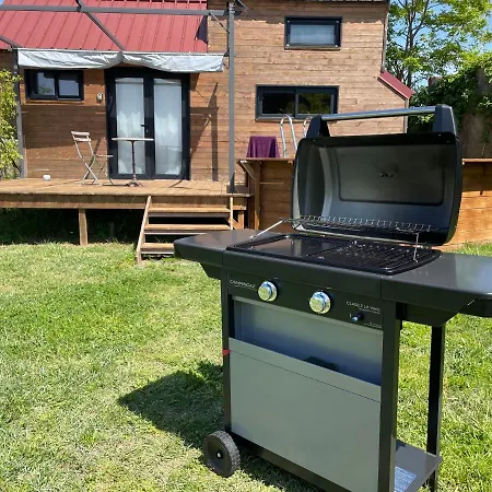 Horská chata Myinsolite - Tiny-house, Jacuzzi, Brasero, Piscine Aigues-Mortes